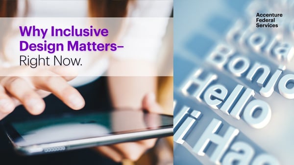 Why inclusive design matters