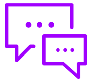 message bubbles icon
